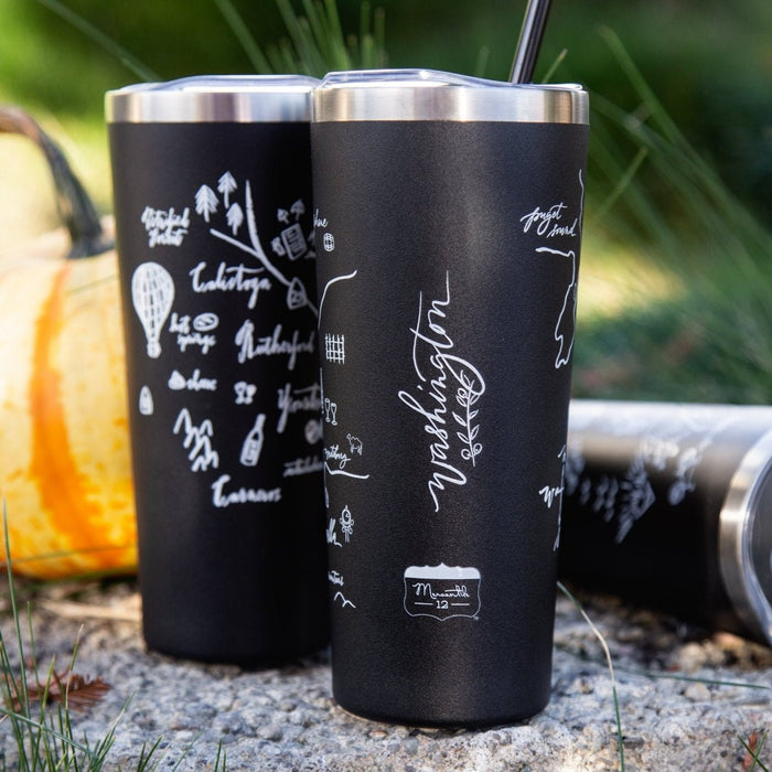 Custom BRAND / LOGO 22 Oz. Stainless Full Color Tumbler