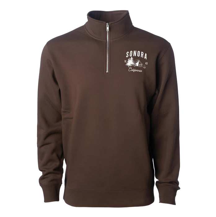 Custom Wholesale Independent Trading Co. Unisex 7 Oz. Midweight Quarter-Zip Pullover in CABIN COLLECTION Design