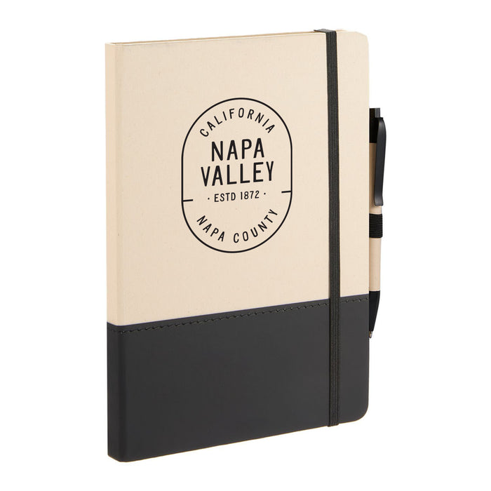 Custom BRAND / LOGO Sugarcane Paper Bound Notebook