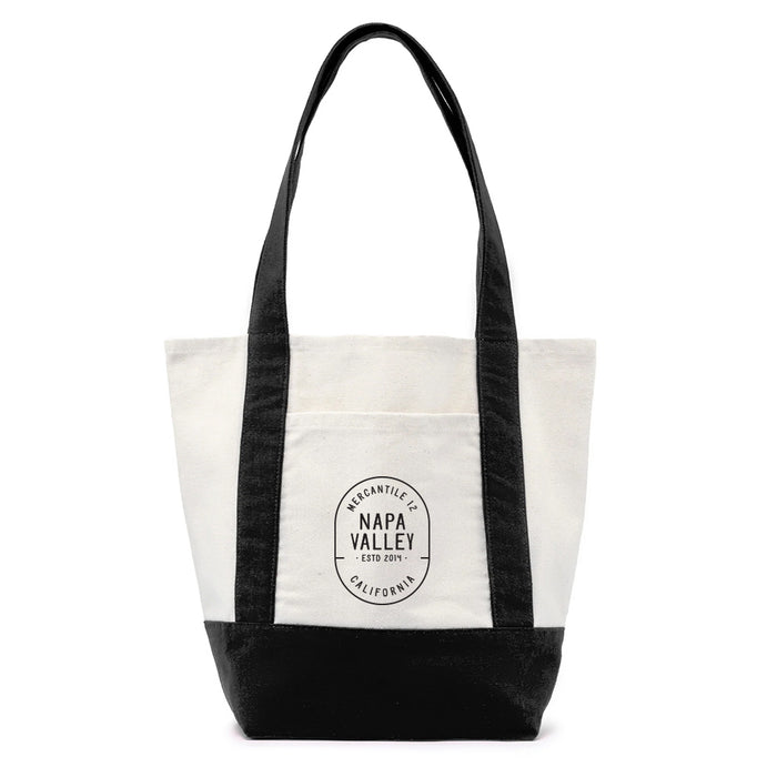 Custom OVAL 10 oz. Mini Marina Tote