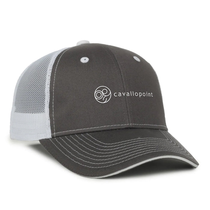 Custom BRAND / LOGO Outdoor Cap Garment Washed Trucker Cap