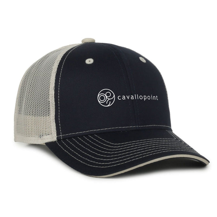 Custom BRAND / LOGO Outdoor Cap Garment Washed Trucker Cap