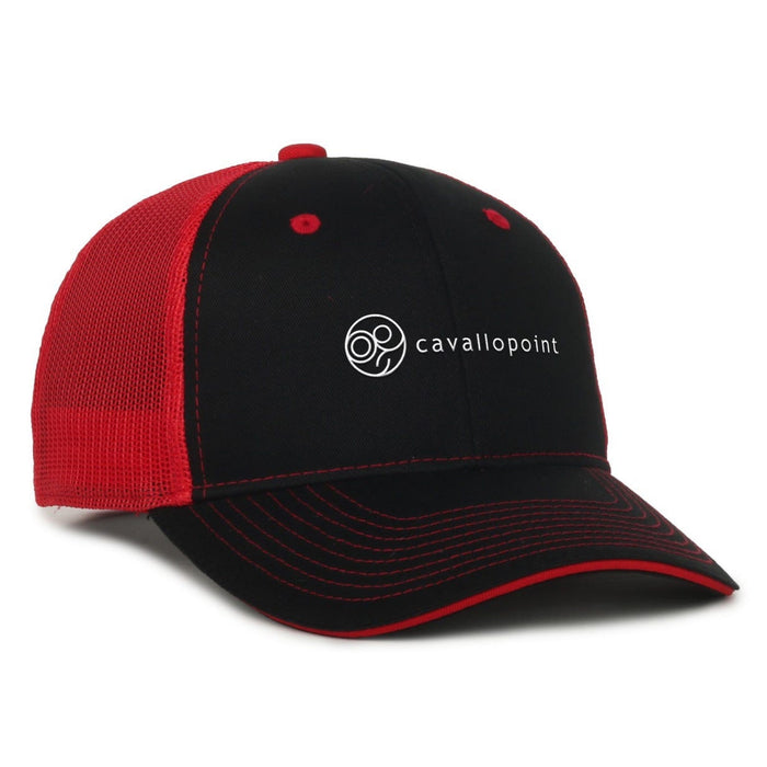 Custom BRAND / LOGO Outdoor Cap Garment Washed Trucker Cap