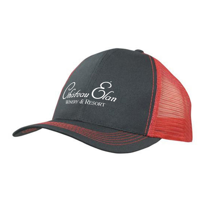 Custom BRAND / LOGO Headwear USA PolyTwill 6 Panel Trucker Cap