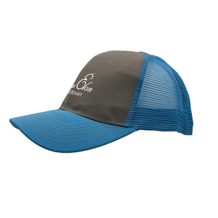 Custom BRAND / LOGO Headwear USA PolyTwill 6 Panel Trucker Cap