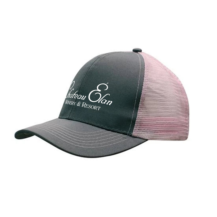 Custom BRAND / LOGO Headwear USA PolyTwill 6 Panel Trucker Cap