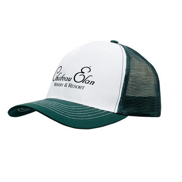 Custom BRAND / LOGO Headwear USA PolyTwill 6 Panel Trucker Cap