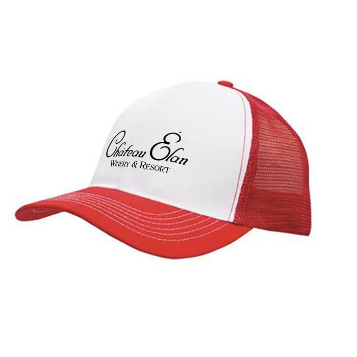 Custom BRAND / LOGO Headwear USA PolyTwill 6 Panel Trucker Cap