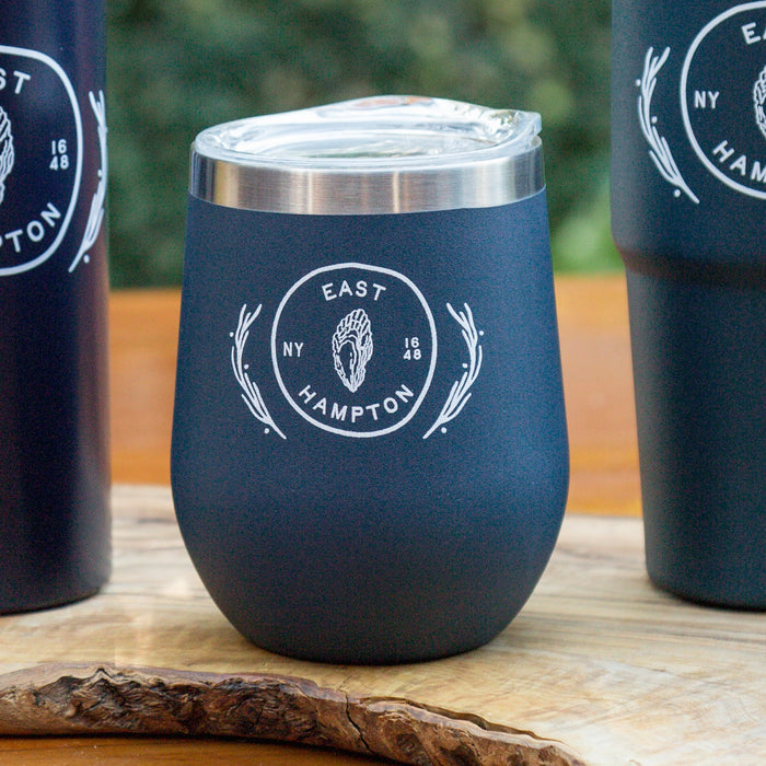 Custom COASTAL 12 Oz. Insulated Stemless Wine Cup