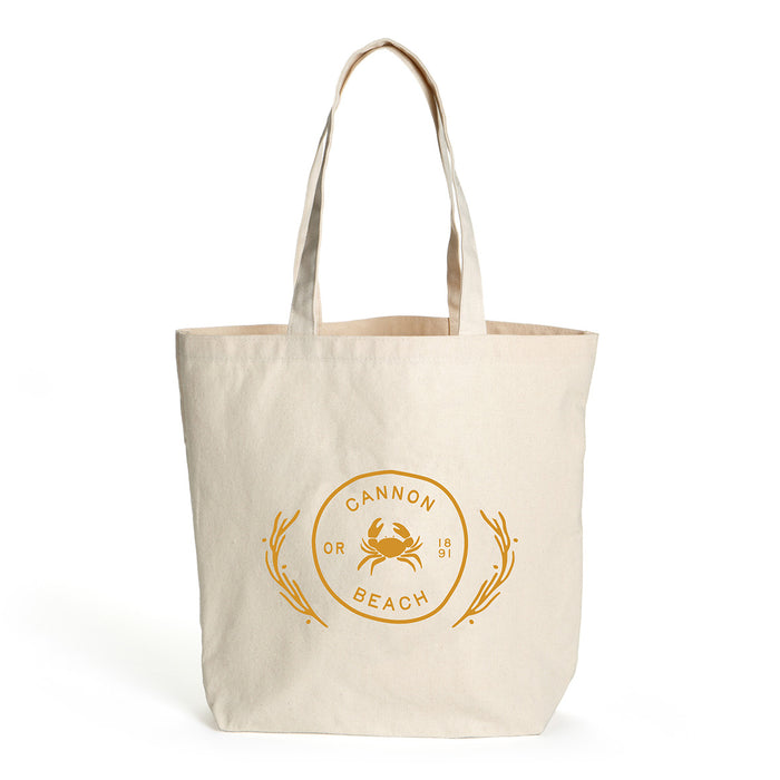 Custom COASTAL 10 Oz. Natural Canvas Market Tote