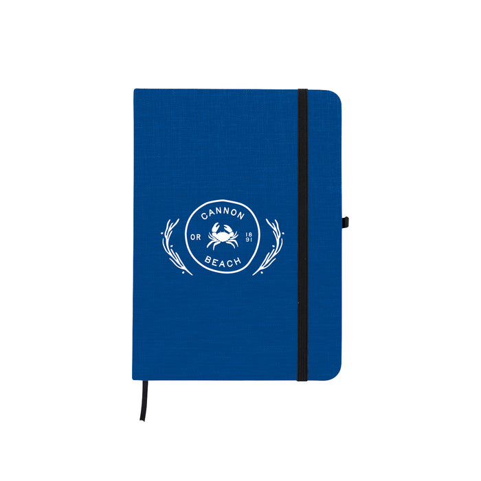 Custom COASTAL Polycanvas Cover Heathered Journal