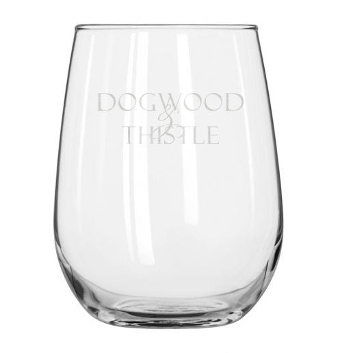 Custom BRAND / LOGO 17 Oz. Stemless Wine Glass