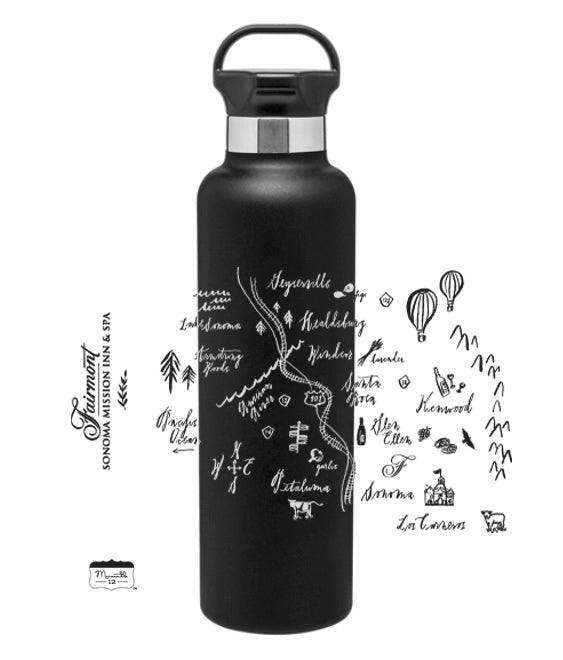 Custom BRAND / LOGO 24 Oz Stainless Gear Water Bottle