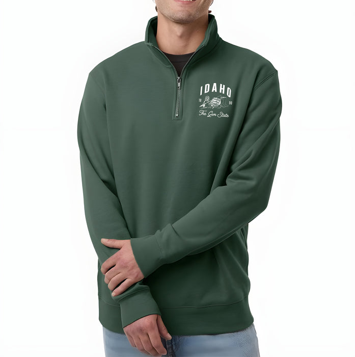 Custom Wholesale Independent Trading Co. Unisex 7 Oz. Midweight Quarter-Zip Pullover in CABIN COLLECTION Design