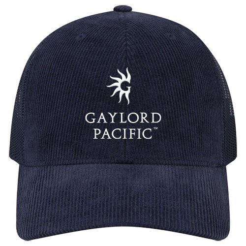 Custom BRAND / LOGO Cotton Blend Twill 6 Panel Mid Profile Mesh Back Trucker Cap