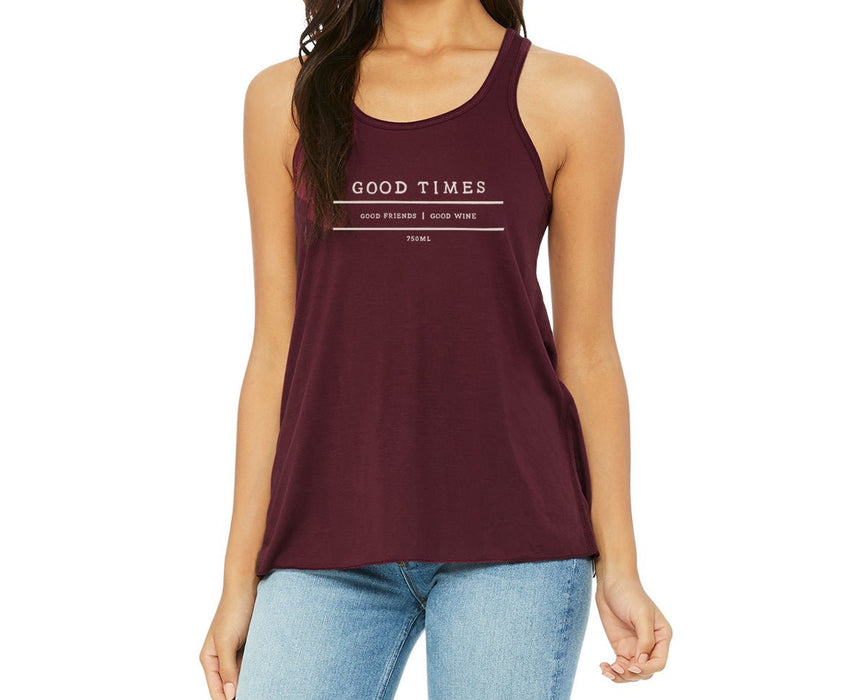 Bella + Canvas Ladies 3.7 Oz. Flowy Poly Cotton Racerback Tank