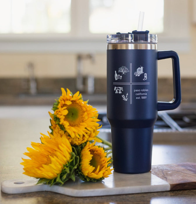 Custom SQUARES 40 Oz. Stainless Big Boom Mug