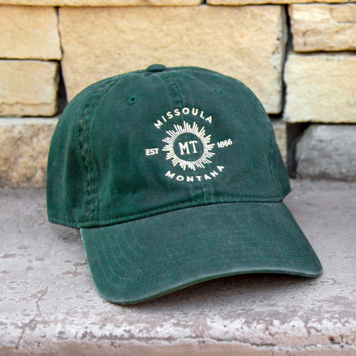 Custom BURST Otto Cap Garment-Washed Pigment-Dyed Cotton Twill Dad Hat
