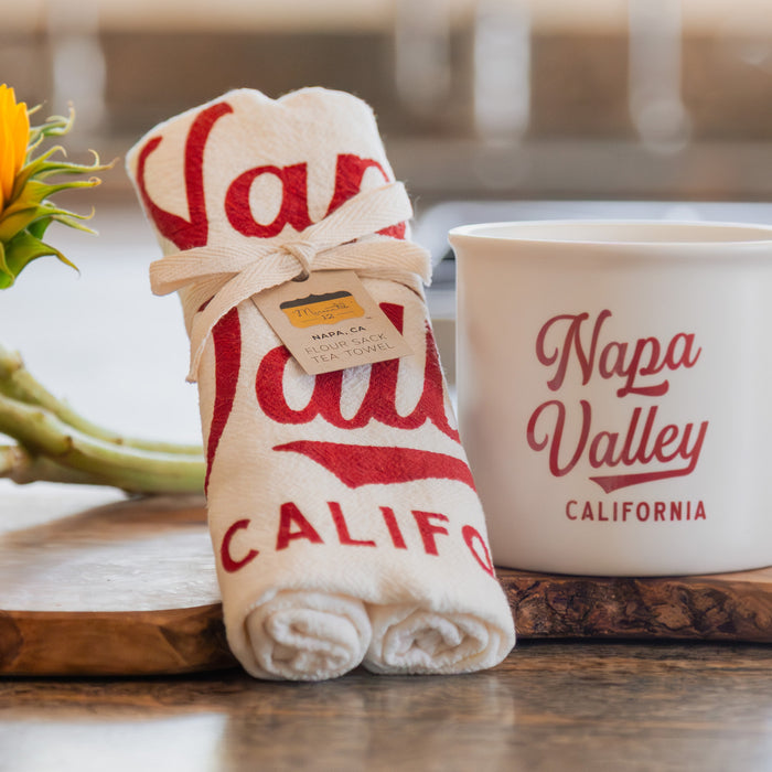 Custom ATHLETIC Flour Sack Tea Towels - White