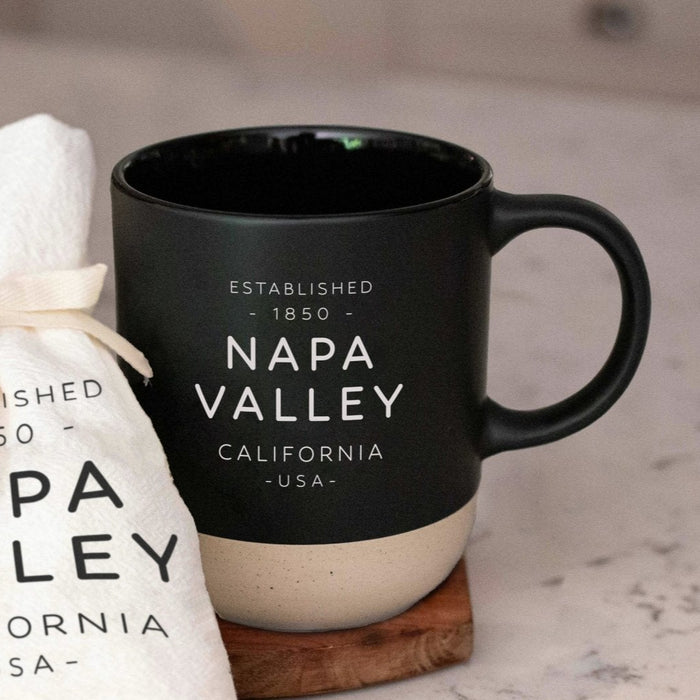 Custom TEXT 17 Oz. Ceramic Matte Terra Mug