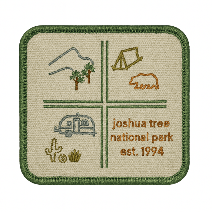 Custom BRAND / LOGO 2.5" Woven Merrowed Patch