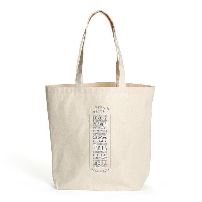 Custom LIST 10 Oz. Natural Canvas Market Tote