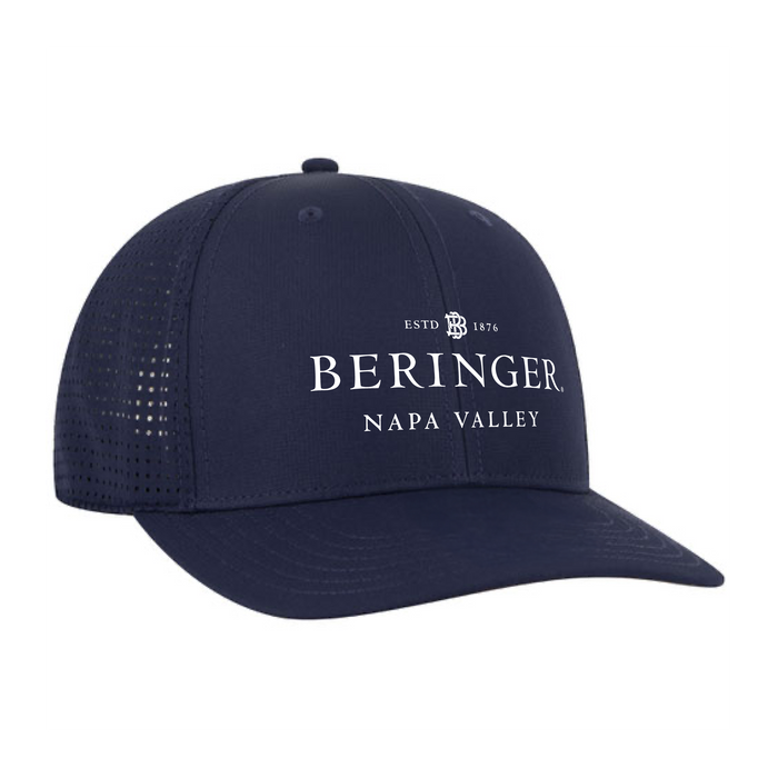 Custom Wholesale OTTO CAP Polyester Pongee Perforated 6 Panel Mid Profile Baseball Cap Printed with your BRAND OR LOGO
