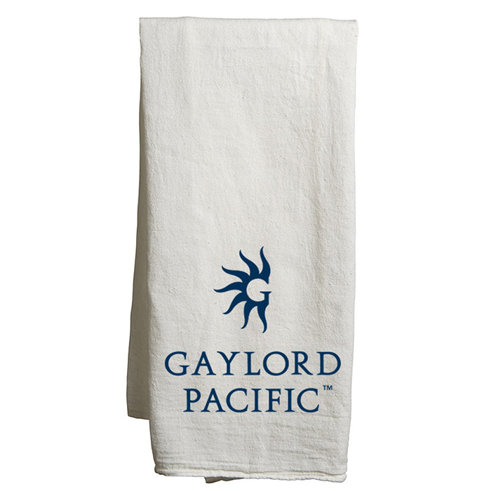 Custom BRAND / LOGO Flour Sack Tea Towel - White