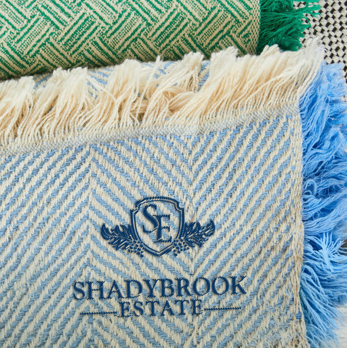 Custom BRAND / LOGO 55" x 75" Geoloom Throw