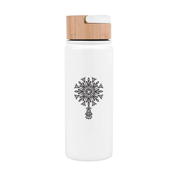 Custom BRAND / LOGO 20 Oz. Stainless/Wood Water Bottle