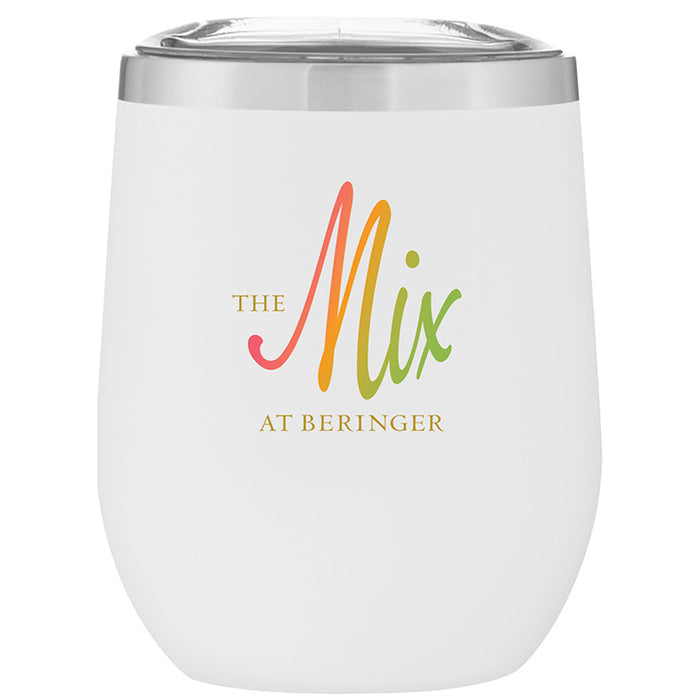 Custom BRAND / LOGO 12 Oz. Insulated Stemless Wine Cup