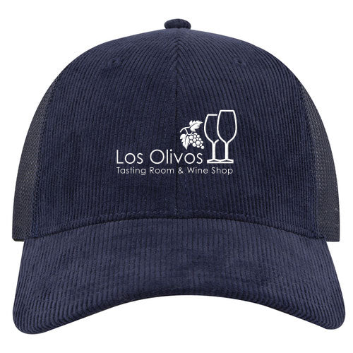Custom BRAND / LOGO Corduroy Low Profile Trucker Cap
