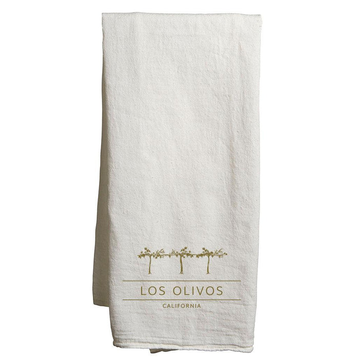 Custom  VISTA  Flour Sack Tea Towel - White
