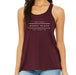 Bella Canvas Ladies Flowy Racerback Tank Happy Place - Mercantile 12