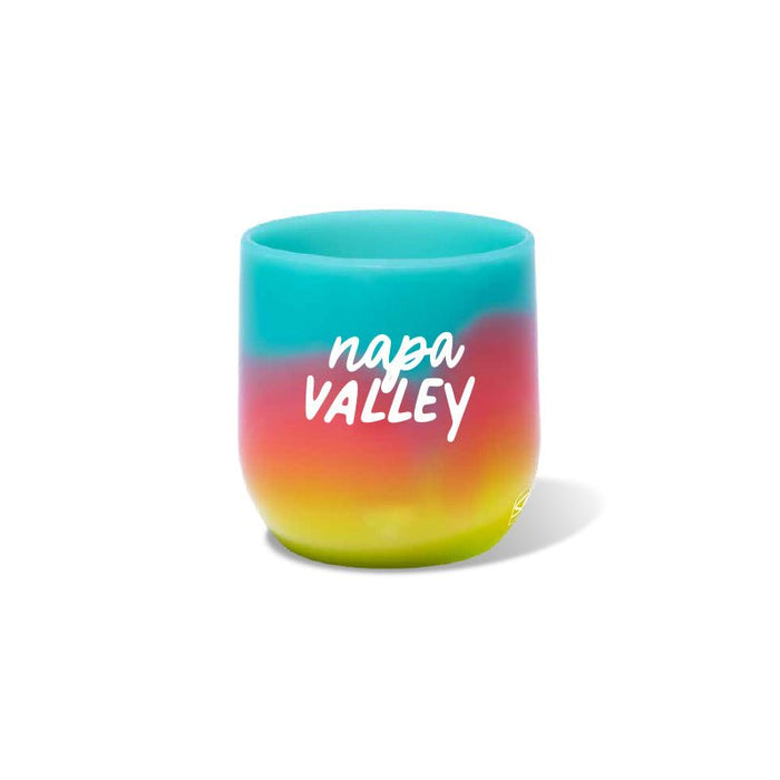 Custom BRAND / LOGO 12 Oz. Silicone Silipint Wine Cup
