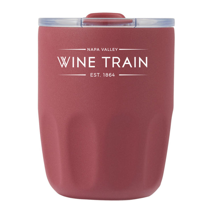 Custom BRAND / LOGO 10 Oz Vacuum Coffee Cup with Ceramic Lid