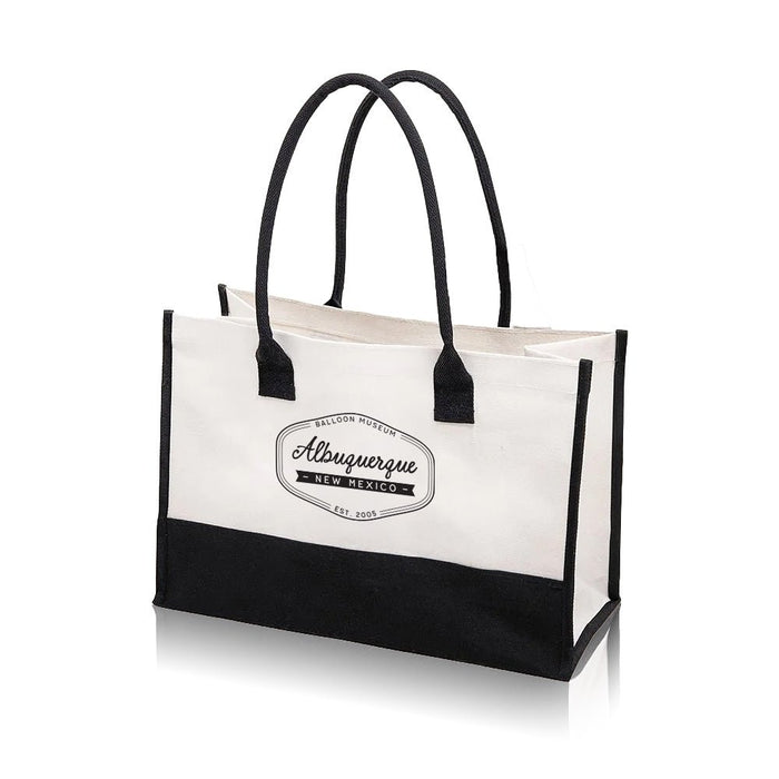 Custom ORIGINAL 18 Oz. Cabana Tote with Black Handles