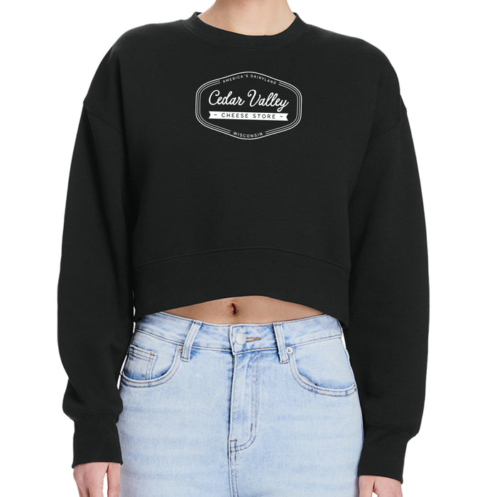 Lane Seven Ladies 9.5 Oz. Relaxed Crop Crewneck
