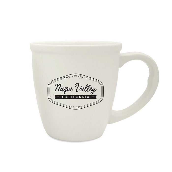 14 Oz. Ceramic White Morning Mug Printed with a Customizable ORIGINAL COLLECTION Design