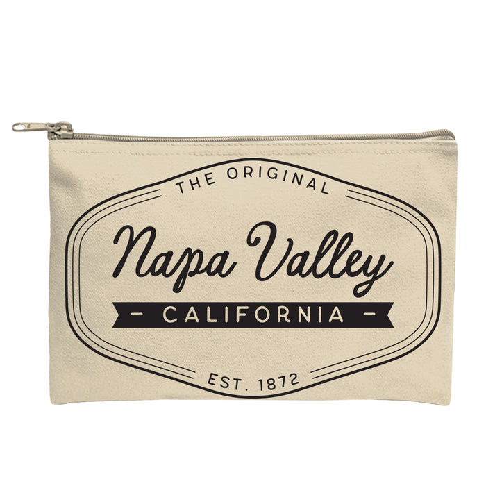 Custom BRAND / LOGO 14 oz. Recycled Canvas Zippered Pouch