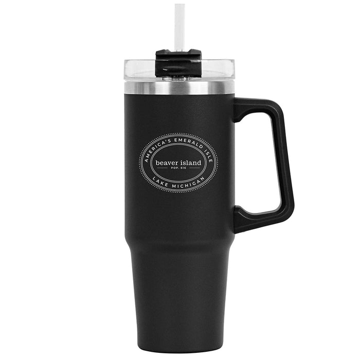 Custom  OVAL 30 Oz. Stainless  Little Boom Mug