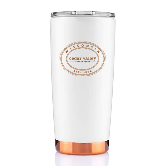 Custom OVAL 20 Oz. Stainless Stocky Tumbler