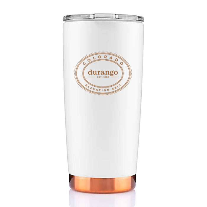 Custom OVAL 20 Oz. Stainless Stocky Tumbler