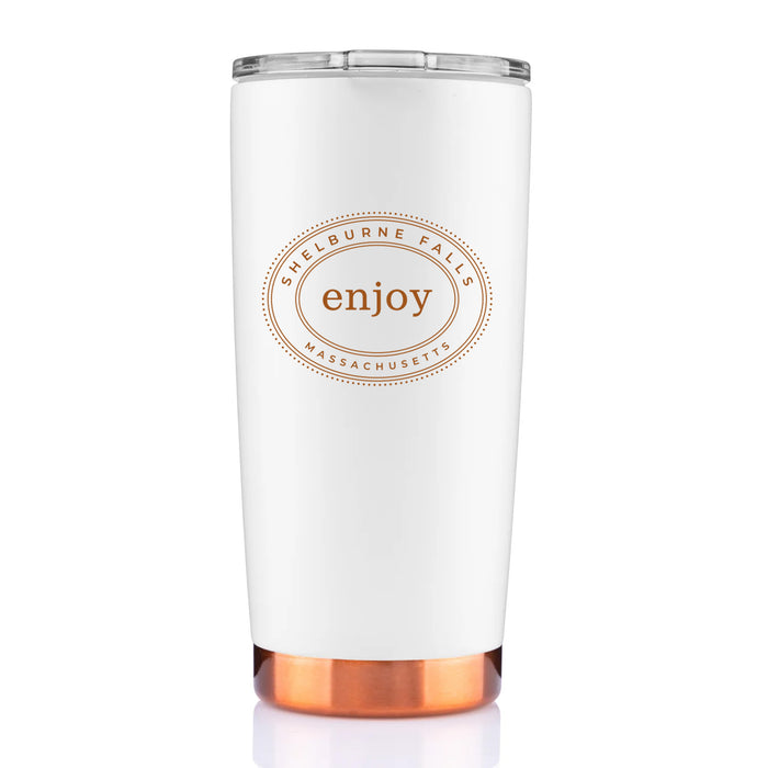 Custom OVAL 20 Oz. Stainless Stocky Tumbler