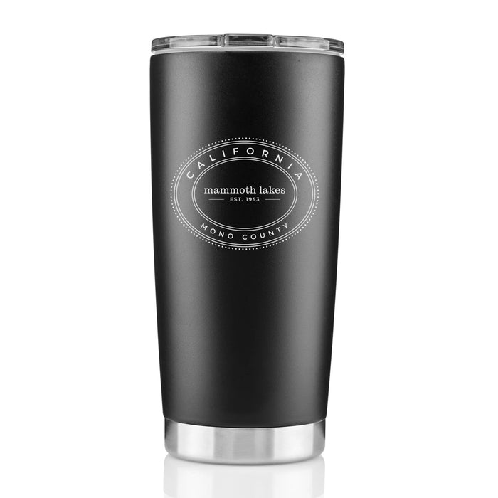 Custom OVAL 20 Oz. Stainless Stocky Tumbler
