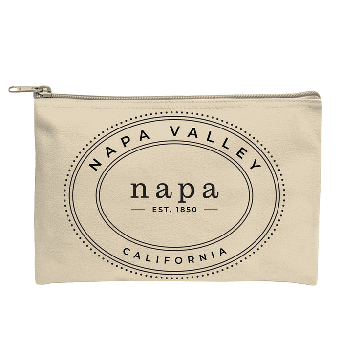 Custom BRAND / LOGO 14 oz. Recycled Canvas Zippered Pouch
