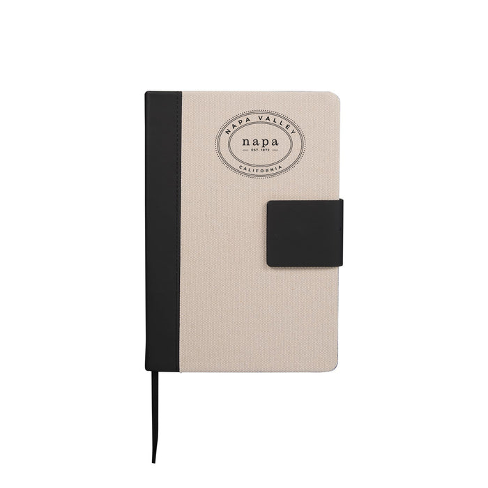 Custom BRAND / LOGO Recycled Canvas Bound Notebook
