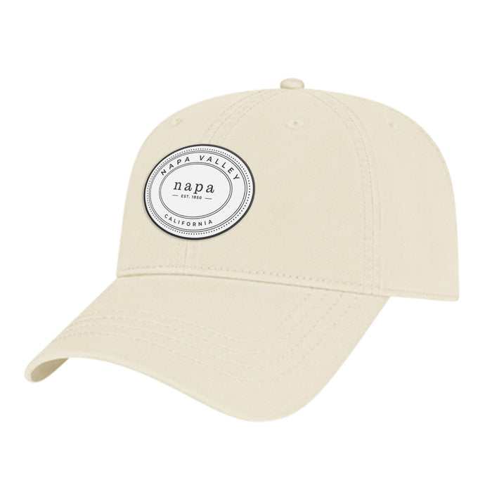 Custom OVAL Cap America Washed Chino Twill Relaxed Golf Cap