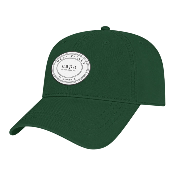Custom OVAL Cap America Washed Chino Twill Relaxed Golf Cap