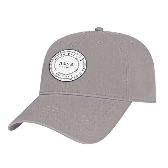 Custom OVAL Cap America Washed Chino Twill Relaxed Golf Cap